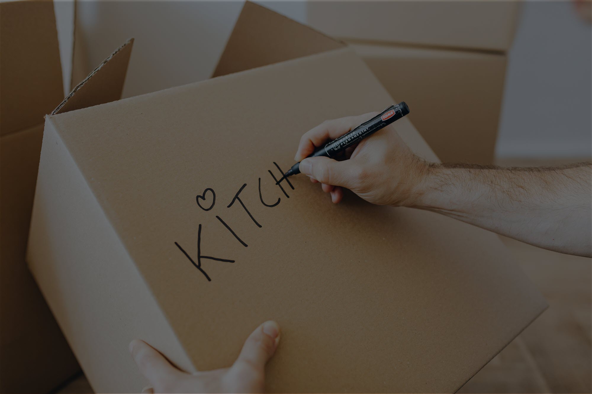 To pack and label your boxes